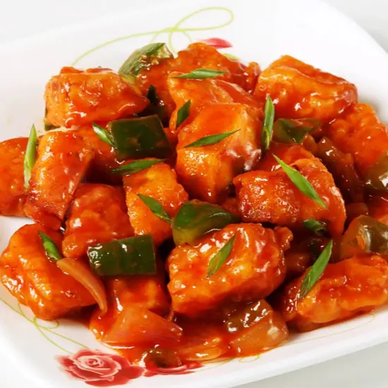 Chili Paneer at Aroma Delight, Burlington MA