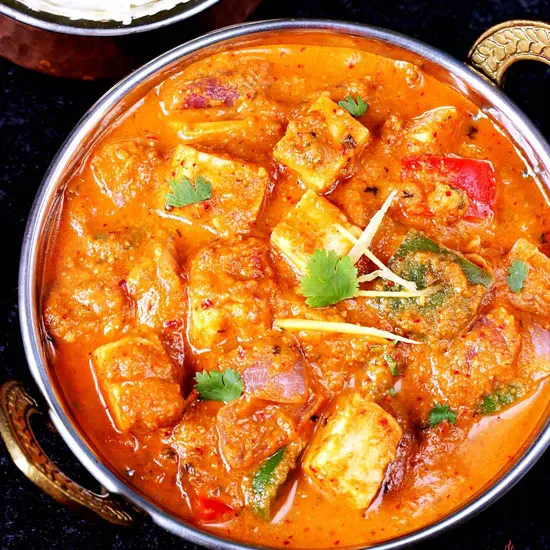 Paneer Kadai at Aroma Delight, Burlington MA