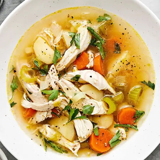 Chicken Soup at Aroma Delight, Burlington MA