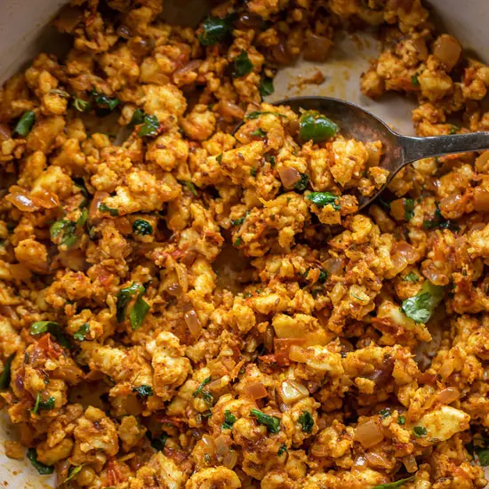 Paneer Burji at Aroma Delight, Burlington MA