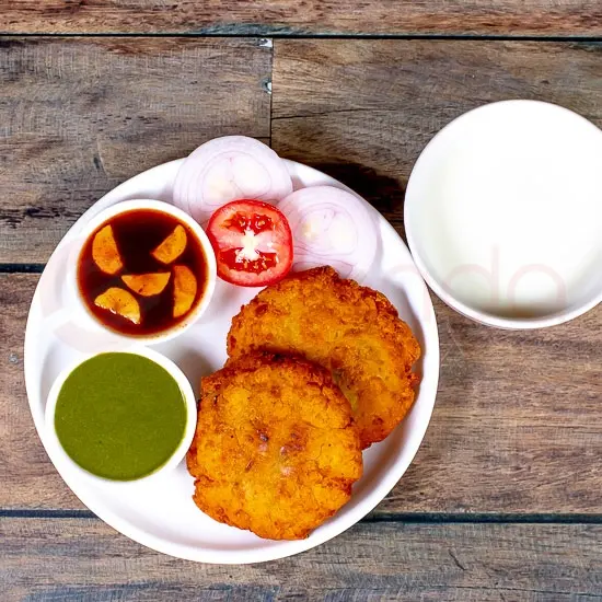 Aloo Tikki (2) at Aroma Delight, Burlington MA