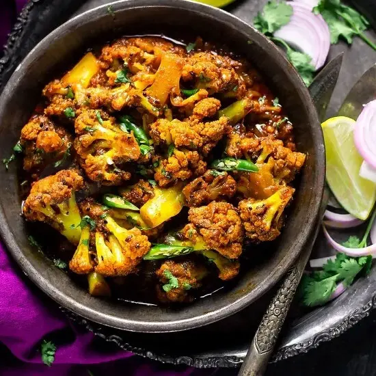 Ghobi Achari at Aroma Delight, Burlington MA