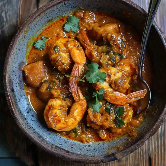 Shrimp or Fish Curry at Aroma Delight, Burlington MA