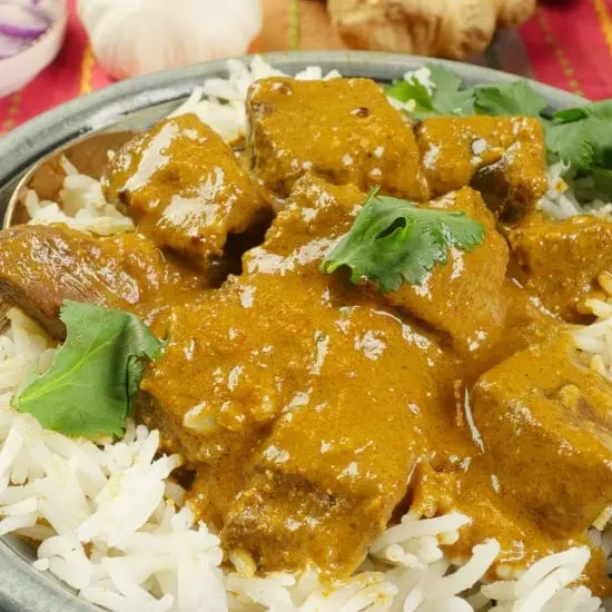 Lamb Coconut Curry at Aroma Delight, Burlington MA