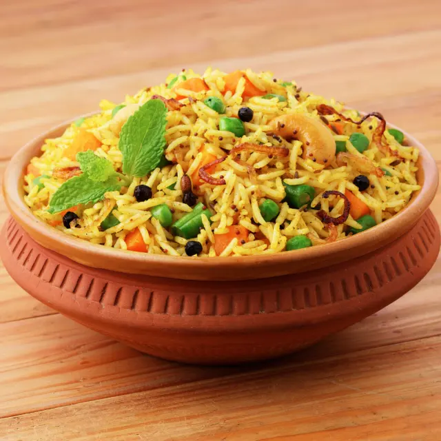 Vegetable Biryani at Aroma Delight, Burlington MA