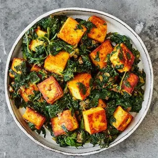 Saag Paneer (or) Aloo Saag Paneer (or) Aloo